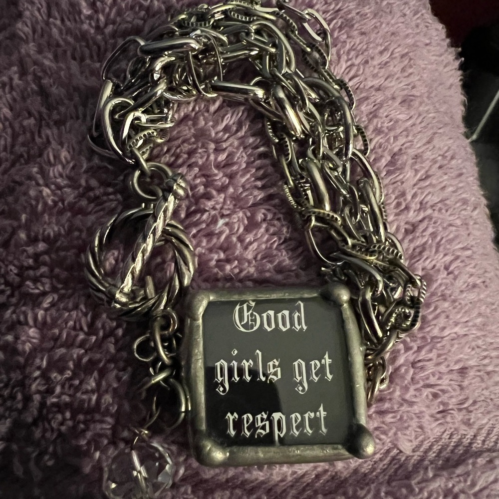 Super Cute Chain Bracelet W/Reversible Charm
